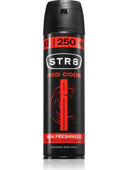 STR8 Red Code Ανδρικό Αποσμητικό Spray 48h Χωρίς Αλουμίνιο 250ml