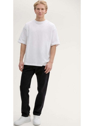 Tom Tailor Waylen Ανδρικό Τζιν Παντελόνι Relaxed Εφαρμογή Μαύρο 1044988