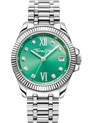 Thomas Sabo Γυναικείο Ρολόι με Ασημί Μεταλλικό Μπρασελέ WA0404-201-211