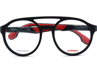 Carrera CA5548V 807 Ανδρικός Σκελετός Γυαλιών Οράσεως Κοκάλινος Μαύρος Κόκκινος
