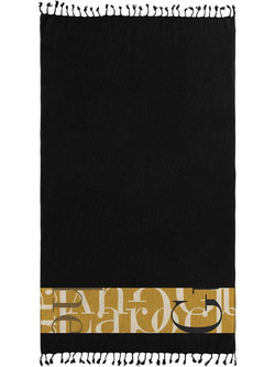 Guy Laroche Pestemal 25 Πετσέτα Παρεό Θαλάσσης Μαύρη 90x170cm