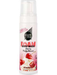 Natura Siberica Organic Shop Ice Cream Cherry Fluffy Mousse Αφρόλουτρο σε Mousse 200ml