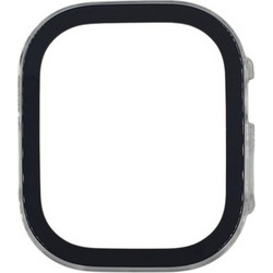 Naxius Πλαστική Θήκη Tempered Glass για Apple Watch Ultra 49mm Διαφανής