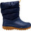 Crocs Παιδικές Μπότες Χιονιού Navy Μπλε Αδιάβροχες με Γούνα 207683-4PQ