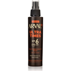 Arval Half Times Ultra Times Λάδι Μαυρίσματος Προσώπου & Σώματος SPF6 125ml