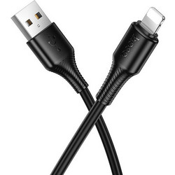 Hoco X120 Braided USB-A to Lightning Cable 1m Black 6942007658867