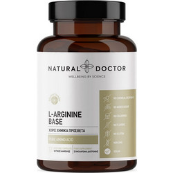 Natural Doctor L-Arginine Base 120 Κάψουλες