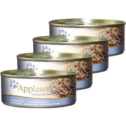 Applaws Adult with Ocean Fish in Jelly 4x70gr