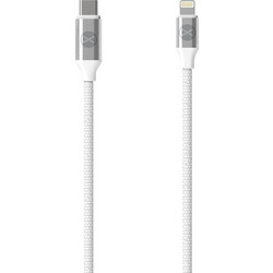 Forever Braided USB-C to Lightning Cable 20W 1.2m White 5900495953810