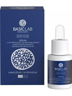 BasicLab Dermocosmetics Esteticus Αντιγηραντικό Ενυδατικό Serum Προσώπου με Νιασιναμίδη Πεπτίδια & Υαλουρονικό 15ml