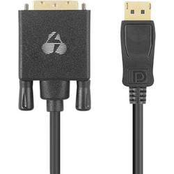 Powertech Καλώδιο DisplayPort 1.2 to DVI Male 1.8m Black CAB-DP058