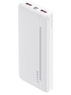 Havit PB92 Power Bank 20000mAh 22.5W με 2 Θύρες USB-A & Θύρα USB-C Power Delivery White