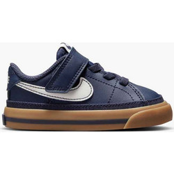 Nike Court Legacy Παιδικά Sneakers Navy Μπλε Καφέ DA5382-401