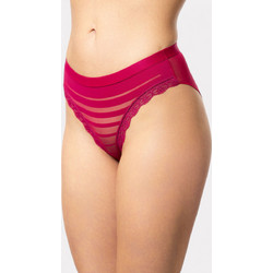 Cottonhill Γυναικείο Slip με Δαντέλα Κόκκινο CH4371-4