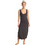 Billabong Take Look Midi Καλοκαιρινό Καθημερινό Φόρεμα Μεταξωτό Μαύρο EBJKD00114-BSD