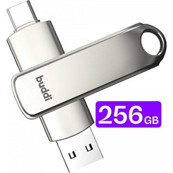 Buddi Dual 256GB USB Stick 3.2 Gen 2 με USB-A & USB-C