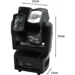 80019 Φωτορυθμικό Laser LED με Ρομποτική Κεφαλή