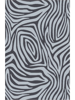 Melinen Zebra Πετσέτα Θαλάσσης Ανθρακί 86x160cm 20004873