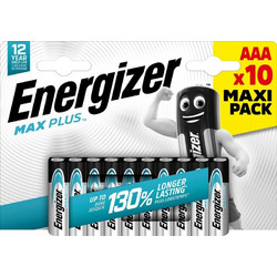 Energizer Max Plus AAA 10τμχ