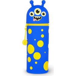 Legami Kawaii Monster Κασετίνα Βαρελάκι Μπλε KA0020