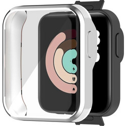 Flexible Θήκη Σιλικόνης για Xiaomi Mi Watch Lite 41mm Ασημί