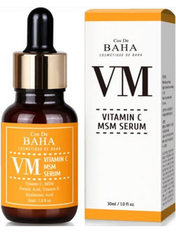 Cos De Baha VM Vitamin C MSM Serum Προσώπου για Πανάδες & Λάμψη με Βιταμίνη C 30ml