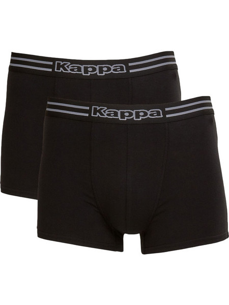 Kappa Zena Ανδρικά Μποξεράκια Σετ 2Pack Μαύρα 331T38W-005