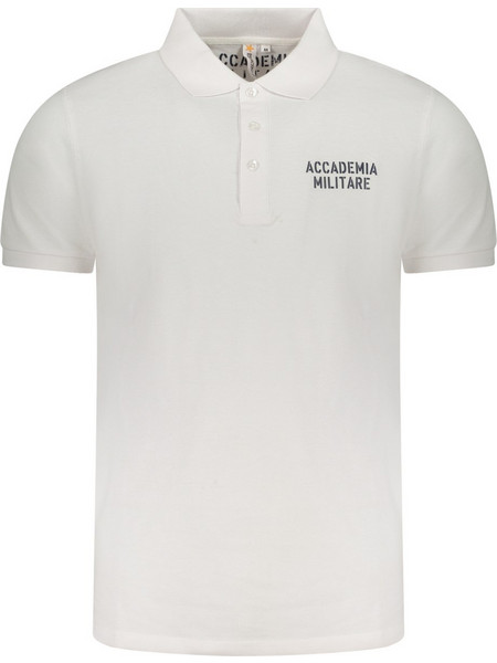 Accademia Militare Ανδρική Μπλούζα Polo Κοντομάνικη Λευκή S5S629-5584-001