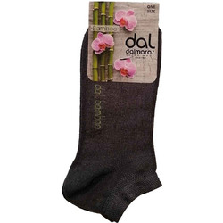 Dal Bamboo Γυναικείες Κάλτσες Κοντές Ανθρακί 604