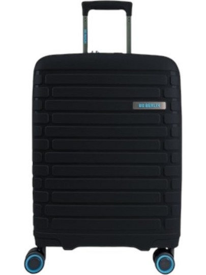 BG Berlin BG003/18 Βαλίτσα Καμπίνας 54x39.5x21.5cm με 4 Ρόδες Μαύρη