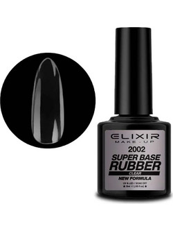 Elixir 2002 Super Rubber Base Ημιμόνιμο Βερνίκι Νυχιών 8ml