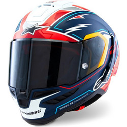 Alpinestars Supertech R10 Pedro Acosta LE Red White Blue Κράνος Μηχανής Full Face 1540gr