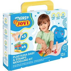 Jovi Σετ Πλαστελίνη 4 Χρώματα & 3 Σφραγίδες