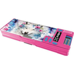 Graffiti Retro Wolf Xscape Κασετίνα Ροζ 259643