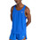 New Balance Run Singlet Ανδρικό Αθλητικό T-Shirt Μπλε MT41220-BUM