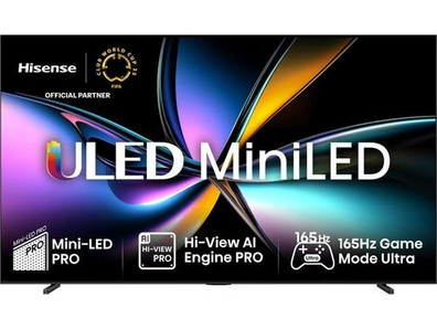 Hisense ULED 100U7Q Pro Smart Τηλεόραση 100" 4K UHD Mini LED HDR (2025)