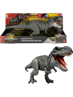 Mattel Jurassic World Rebirth Power Devour Tyrannosaurus Rex Φιγούρα Δεινόσαυρος για 4+ Ετών