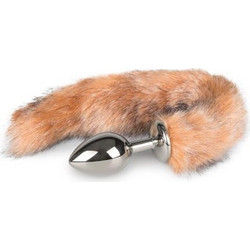 EasyToys Fox Tail No 3 Πρωκτική Σφήνα Tail Plug 35cm Καφέ
