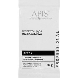 Apis Natural Cosmetics Detox Professional Κρεμώδης Μάσκα Προσώπου με Πράσινο Τσάι & Άνθρακα 20gr