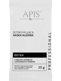 Apis Natural Cosmetics Detox Professional Κρεμώδης Μάσκα Προσώπου με Πράσινο Τσάι & Άνθρακα 20gr
