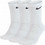 Nike Everyday Cushioned Ανδρικές Κάλτσες Ψηλές Λευκές 3Pack SX7664-100