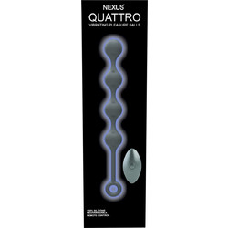 Nexus Quattro Wireless Πρωκτικές Μπίλιες Ασύρματες με Δόνηση 35.5cm Μαύρες DUS-139010