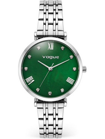 Vogue New Bliss Γυναικείο Ρολόι με Ασημί Μεταλλικό Μπρασελέ 616385