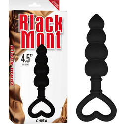 Chisa Novelties Black Mont Beaded Luv Probe Πρωκτική Σφήνα 15.6cm Μαύρη