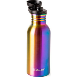 Lekkabox Rainbow Παιδικό Παγούρι Ανοξείδωτο Πολύχρωμο 500ml