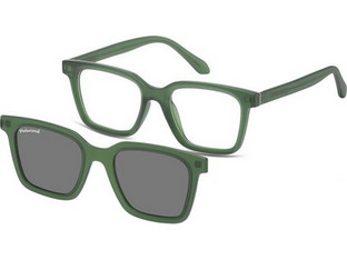 Sunoptic TRC-25E Ανδρικός Σκελετός Γυαλιών Οράσεως με Clip-On Κοκάλινος Πράσινος