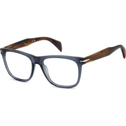 David Beckham DB1208 4FK Ανδρικός Σκελετός Γυαλιών Οράσεως Κοκάλινος Καφέ Μπλε