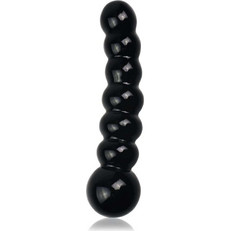Lovetoy Glass Romance Πρωκτικό Dildo 17cm Μαύρο