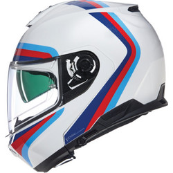 Nolan N100-6 Assoluto 347 White Blue Red Azzurro Κράνος Μηχανής Flip-Up