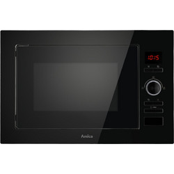 Amica AMMB25E3GB Εντοιχιζόμενος Φούρνος Μικροκυμάτων με Grill 25lt Μαύρος